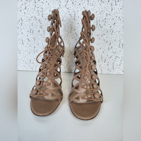 Gianvitto Rossi Strappy High Heel Sandals Size 41/US 10 - Picture 5 of 6